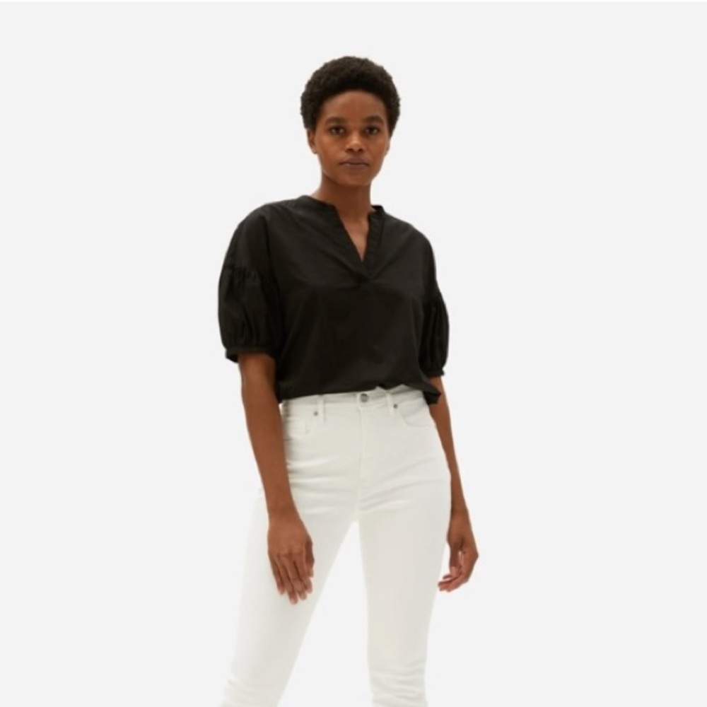 Everlane Authentic Stretch High-Rise Skinny Jeans | NWT | M-L | White